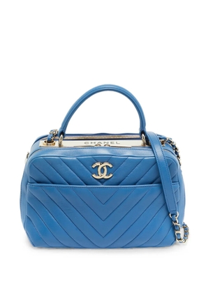 CHANEL Pre-Owned Trendy CC chevron-quilted tote bag - Blue