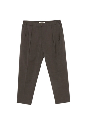 Briglia 1949 Portobellos pleated buttoned trousers - Brown