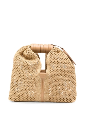 Casadei top-handle tote bag - Neutrals