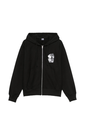 Stüssy zip-up hoodie - Black