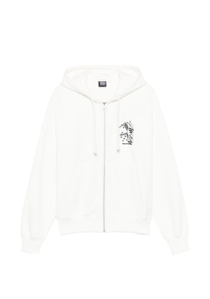 Stüssy zip-up hoodie - Neutrals