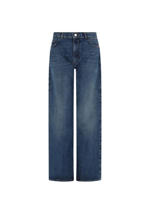 AMISH Jenny Axel faded straight-leg jeans - Blue