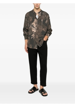 YES LONDON button-fastening straight-leg jeans - Black