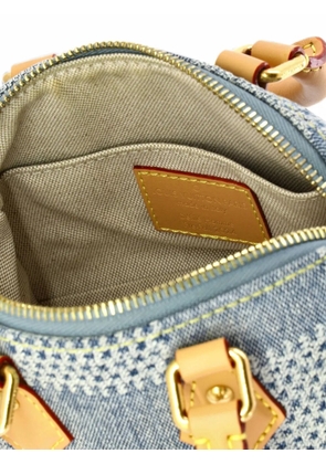 Louis Vuitton Pre-Owned Speedy Bandouliere Bag 3D Damier Giant Denim 18 crossbody bag - Blue