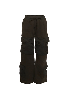 ENTIRE STUDIOS utility track pants - Black