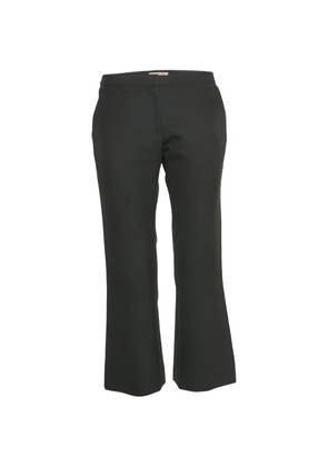 Burberry Pre-Owned jetted-pocket trousers - Black
