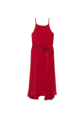 MOUTAKI square-neck midi dress - Red