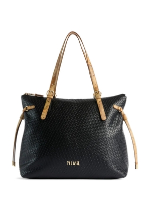 ALVIERO MARTINI 1° CLASSE woven-effect tote bag - Black