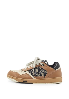 Christian Dior Pre-Owned B27 panelled sneakers - Brown
