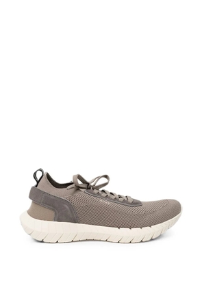 BOSS mesh-knit panelled sneakers - Grey