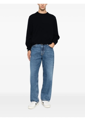 SERGIO MORETTI FIRENZE crew-neck long-sleeve sweater - Blue