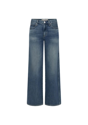 AMO Faith zip-up flared jeans - Blue