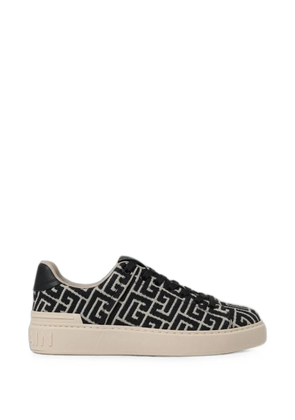 Balmain B-Court jacquard sneakers - Black