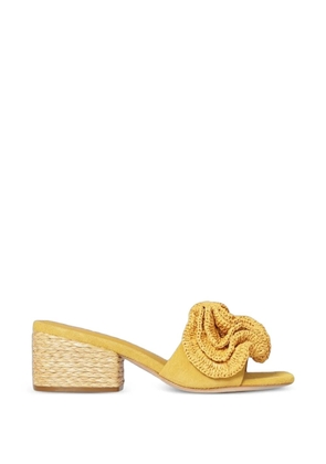 Paloma Barceló Polly suede sandals - Yellow