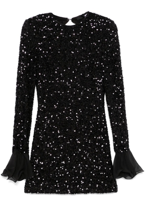 ROTATE BIRGER CHRISTENSEN sequinned mini dress - Black