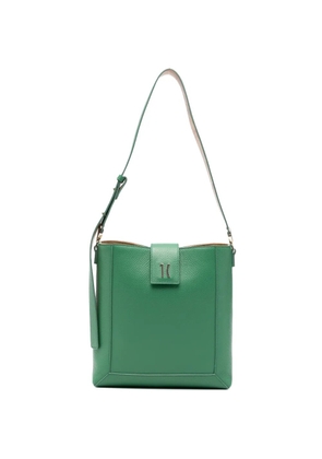 ALVIERO MARTINI 1° CLASSE flap leather shoulder bag - Green