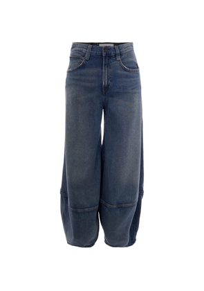 AGOLDE seam-detail barrel-leg jeans - Blue