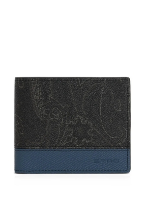 ETRO bifold Arnica wallet with leather insert - Black