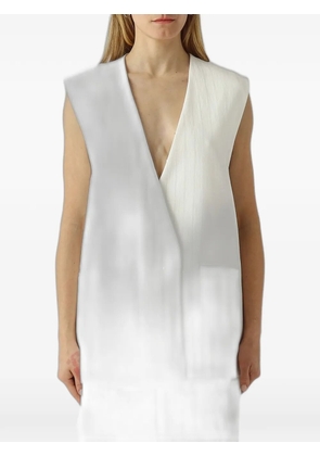 MeimeiJ V-neck gilet - White