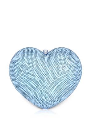 Judith Leiber L'Amour Petit Coeur Sapphire clutch bag - Blue