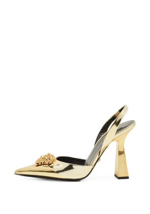Versace Pre-Owned La Medusa slingback pumps - Gold