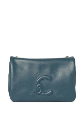 Coccinelle Dulse logo-embossed shoulder bag - Blue