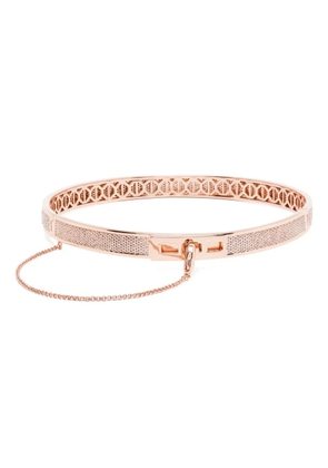 Eddie Borgo 12K rose gold Pavé Safety Chain choker