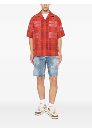 YES LONDON distressed denim shorts - Blue