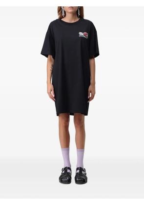 MOSCHINO JEANS logo-print T-shirt mini dress - Black