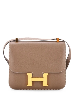 Hermès Pre-Owned Constance Bag Epsom 24 crossbody bag - Grey