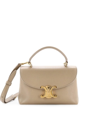 Celine Pre-Owned Nino Top Handle Bag Leather Teen satchel - Neutrals