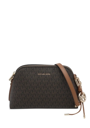 Michael Michael Kors small Freddie logo-print cross body bag - Brown
