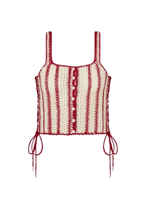 All That Remains Suki crochet-knit top - Neutrals