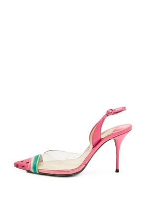 Sophia Webster Watermelon slingback pumps - Pink