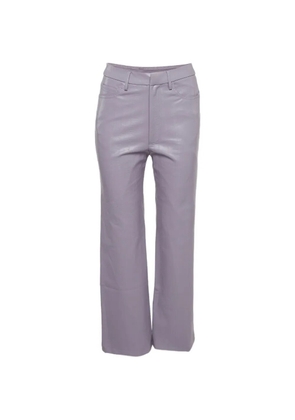 ROTATE BIRGER CHRISTENSEN Rotie faux-leather trousers - Purple