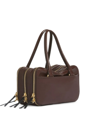 Marni brown leather small Boxyne bag