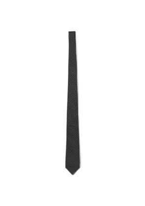 Emporio Armani jacquard silk tie - Blue