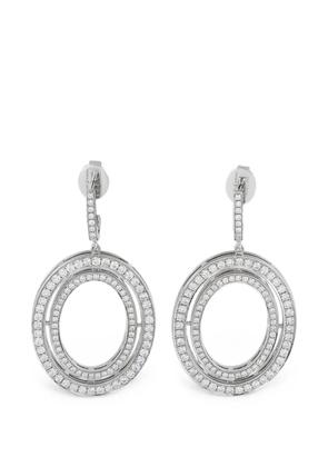 Ivanka Trump diamond drop earrings - Silver
