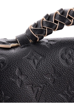 Louis Vuitton Pre-Owned Braided Handle Pochette Metis Monogram Empreinte Leather crossbody bag - Black
