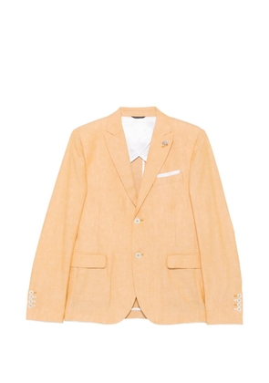 Daniele Alessandrini notch-lapel single-breasted jacket - Orange