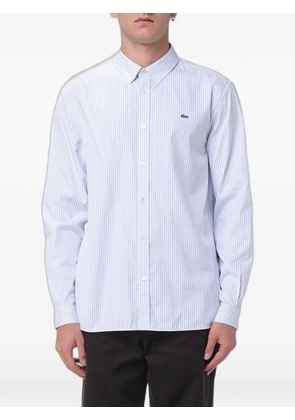 Lacoste striped cotton shirt - White