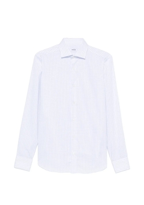 VELA SHOP checked long-sleeve shirt - White