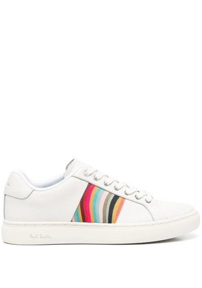 Paul Smith stripe detail lace-up sneakers - White