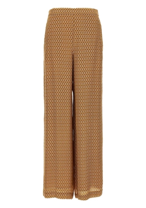 Michael Michael Kors geometric-print palazzo pants - Neutrals