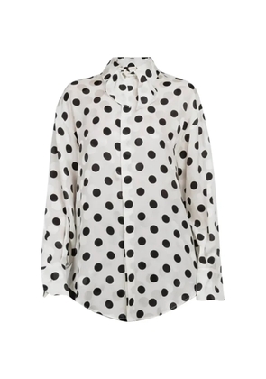SA SU PHI Su polka-dot-print shirt - White