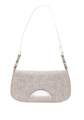 Christian Dior Pre-Owned 2000 Denim Malice Flap shoulder bag - Grey