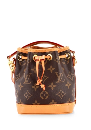 Louis Vuitton Pre-Owned Noe NM Handbag Monogram Canvas Nano bucket bag - Brown