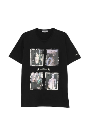 Daniele Alessandrini photo-patch graphic-print T-shirt - Black