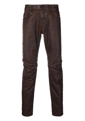 Diesel D-Strukt mid-rise slim-cut jeans - Brown