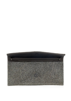Judith Leiber Envelope crystal-embellished clutch bag - Grey